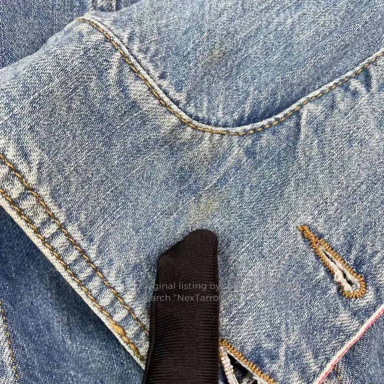 Loewe Loewe Cotton leather patch logo denim jacket Size US L / EU 52-54 / 3 - 5 Thumbnail