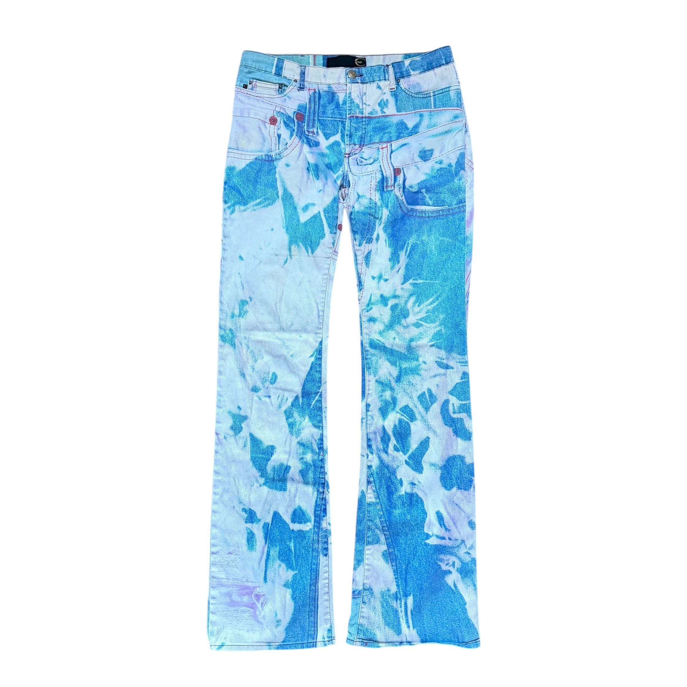 Just Cavalli × Roberto Cavalli Y2K Just Cavalli Flare Leopard