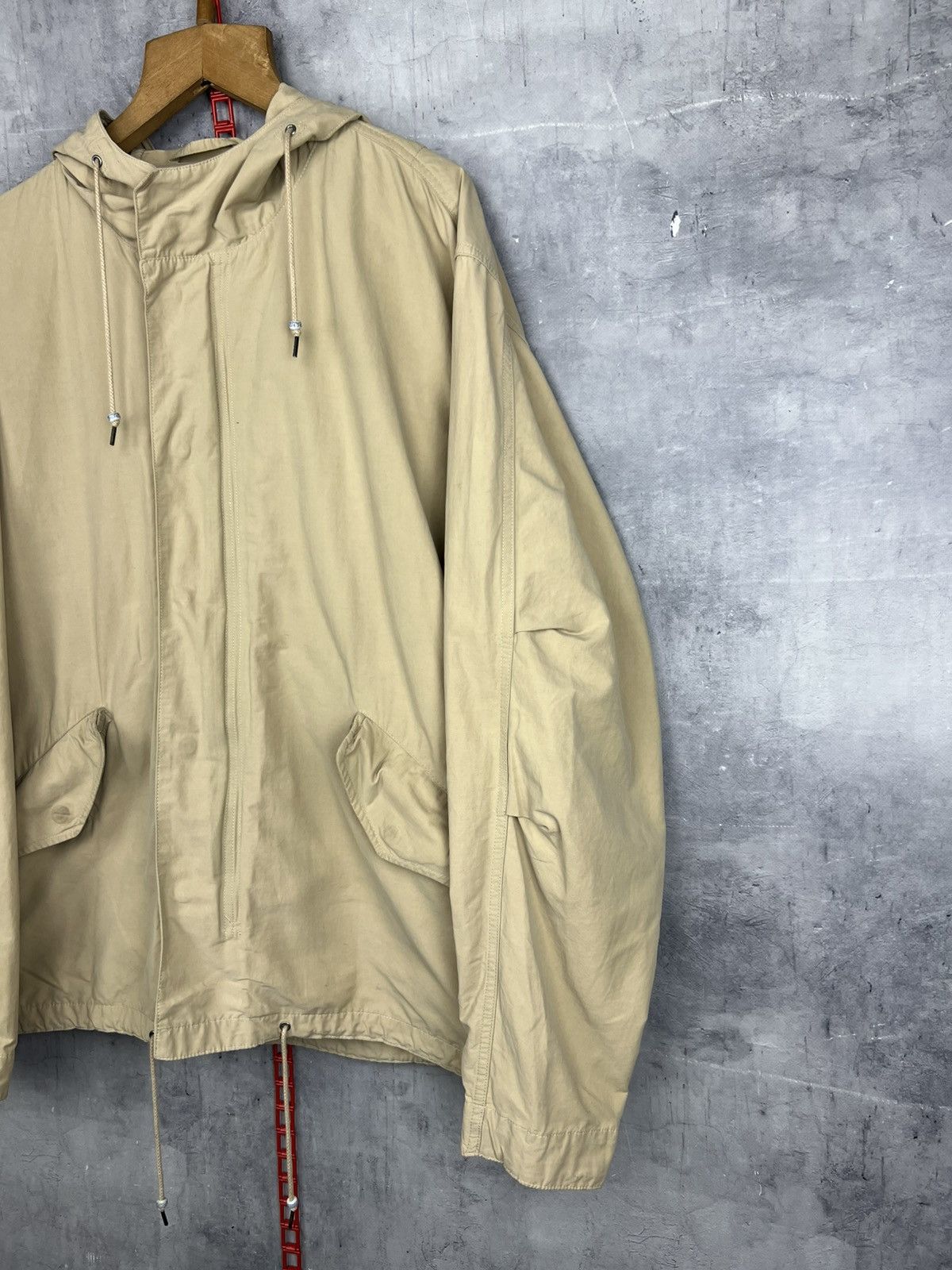 Polo Ralph Lauren Vintage Ralph Lauren Jacket Field Military Hooded Jacket Size US L / EU 52-54 / 3 - 5 Thumbnail