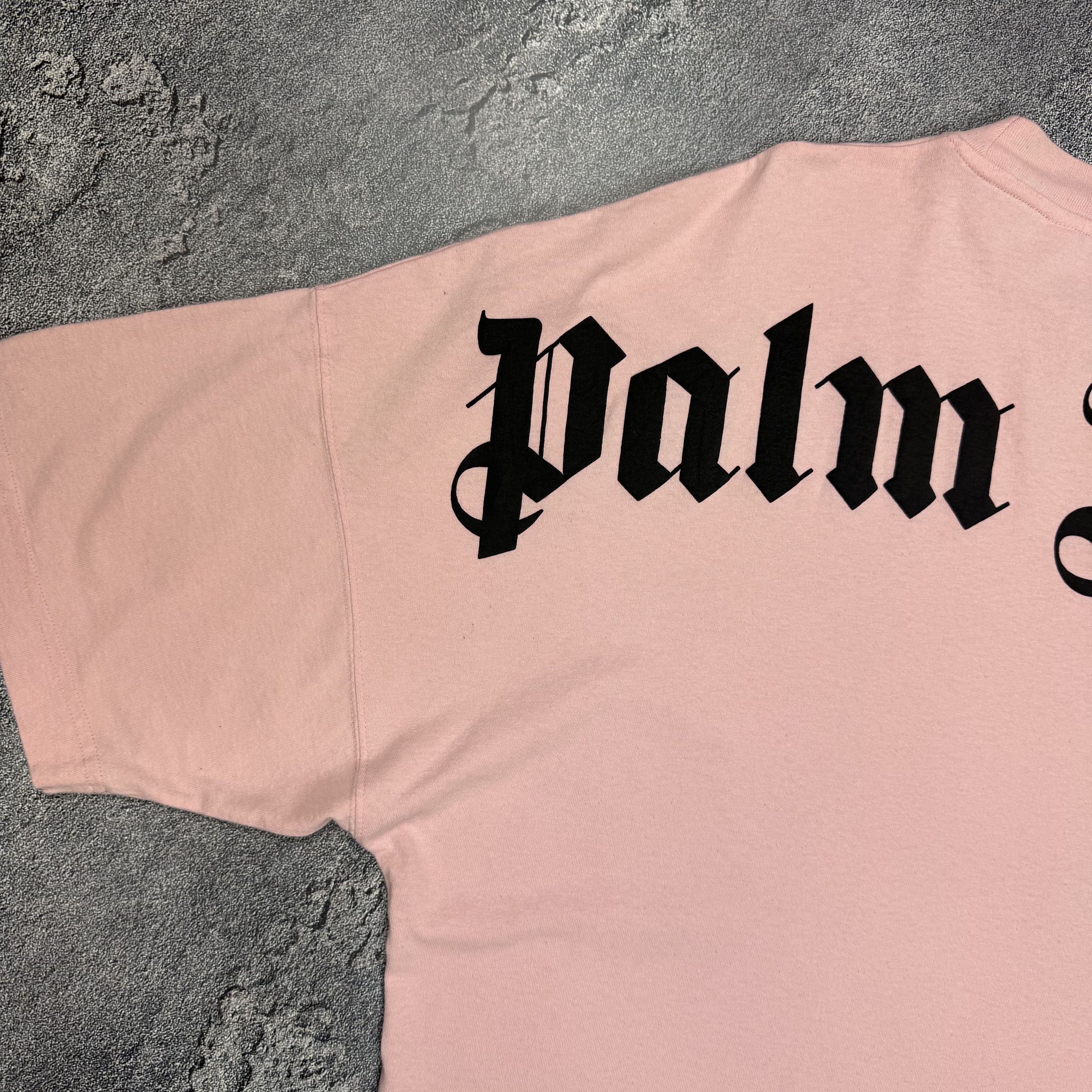 Palm Angels Palm Angels Pink Classic Logo Oversized T-shirt Size US L / EU 52-54 / 3 - 2 Thumbnail