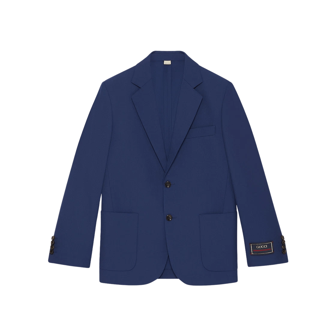 Gucci o1s1wg110125 Wool Twill Formal Jacket With Label in Blue Size US XXL / EU 58 / 5 - 1 Thumbnail