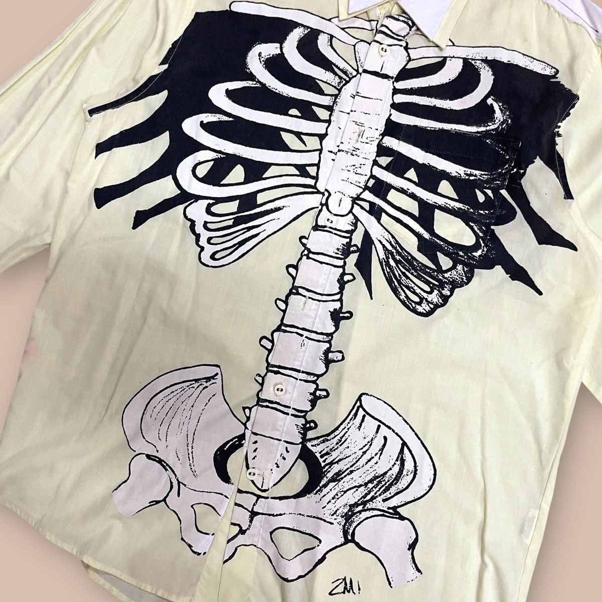 Volcom Volcom Featured Artist Series Zac Marben Skeleton L/S Shirt Size US L / EU 52-54 / 3 - 4 Thumbnail