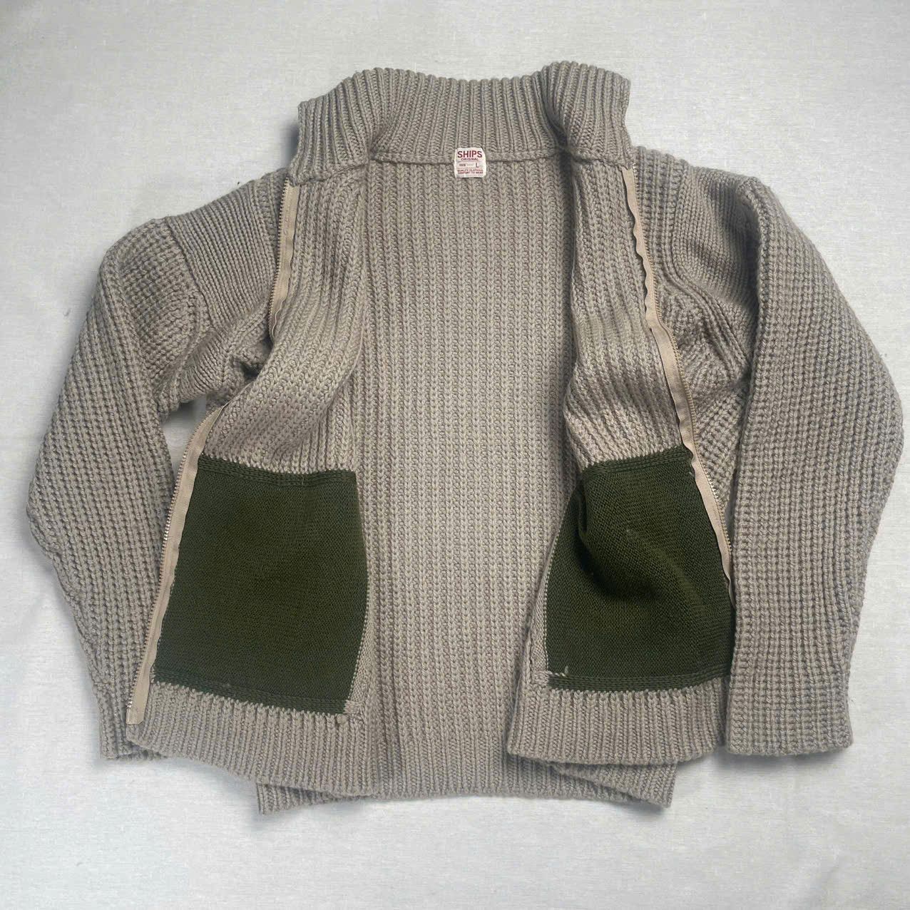SHIPS SHIPS beige wool jacket Size US L / EU 52-54 / 3 - 1 Thumbnail