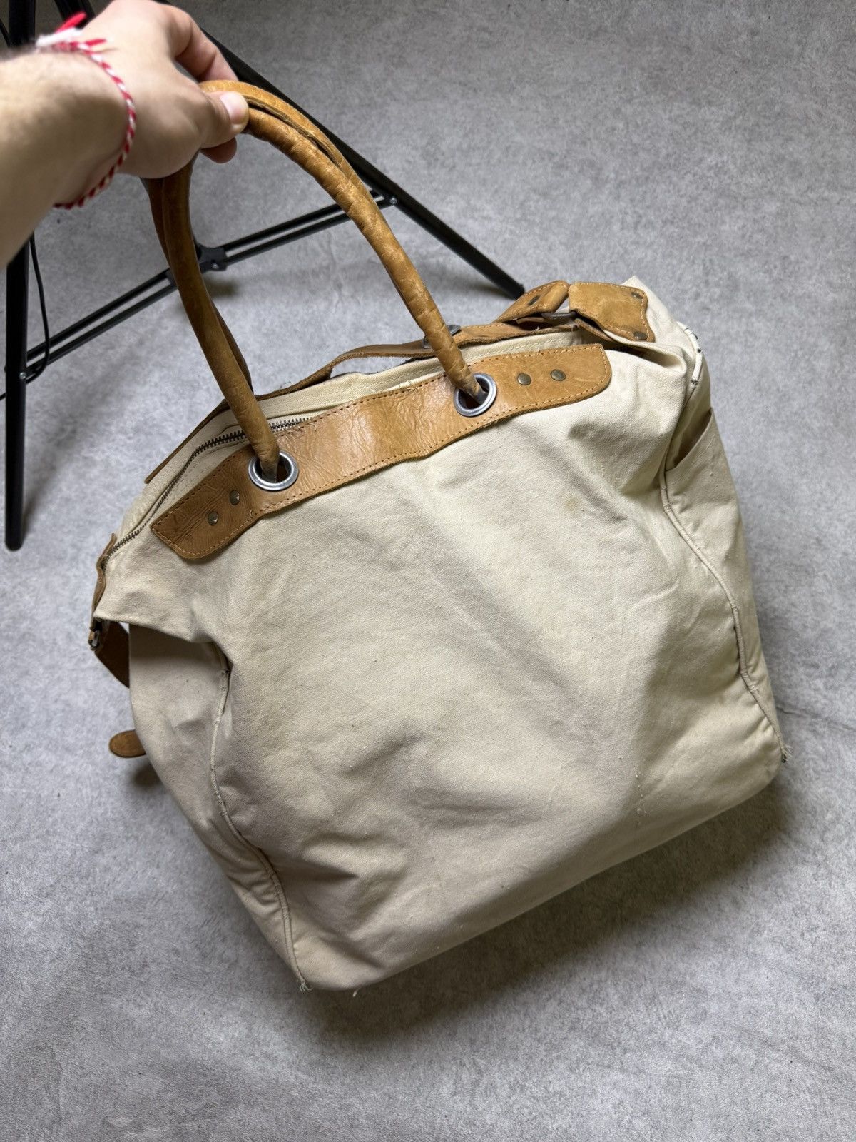 Handmade US 1973SS Army Handmade Skull Bag RRL Military Ralph Lauren Size ONE SIZE - 5 Thumbnail