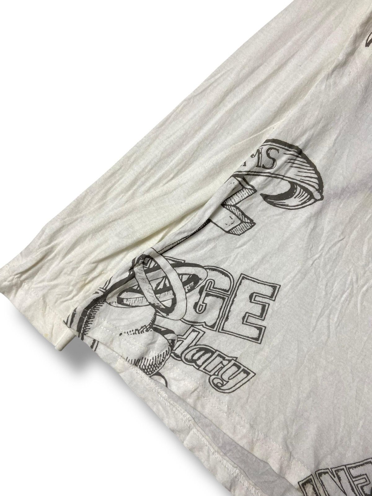 Japanese Brand GHTZ Punk Poem Graphic Long Sleeve Tshirt (167) Size US XXS / EU 40 - 2 Thumbnail