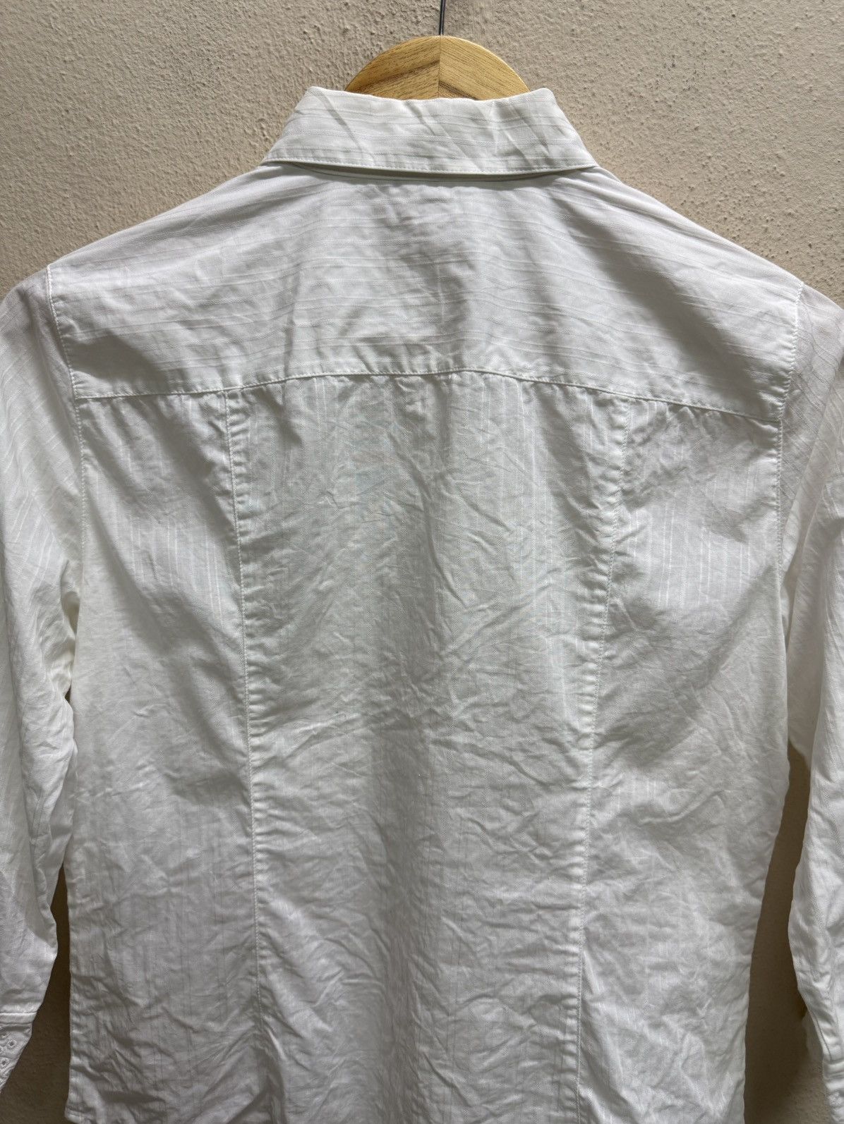 Burberry Burberry London White Broderie Anglaise Embroidered Shirt Size S / US 4 / IT 40 - 23 Thumbnail