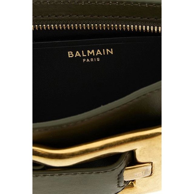 BALMAIN Anthem Green Shoulder Bag New & Authentic