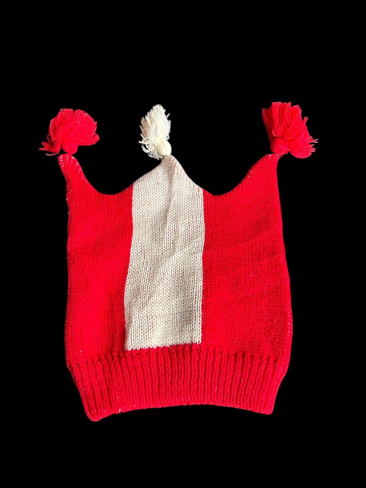 Japanese Brand × Kapital × Vintage Devil Horn Bunny Vintage Red Knitt Beanie Hats Rare☠️ Size ONE SIZE - 7 Thumbnail
