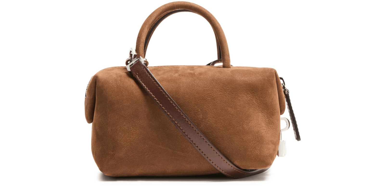Max Mara MAX MARA Small Brown Leather Holdall Top Handle New Size ONE SIZE - 3 Thumbnail