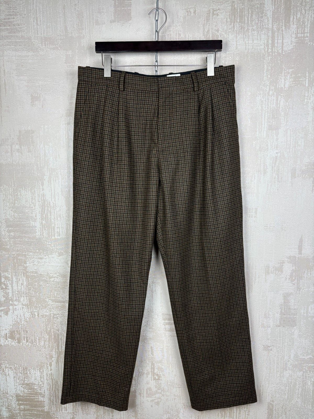 H&M H&M Edition by John Boyega Houndstooth Wool Blend Pants Size US 36 / EU 52 - 2 Thumbnail