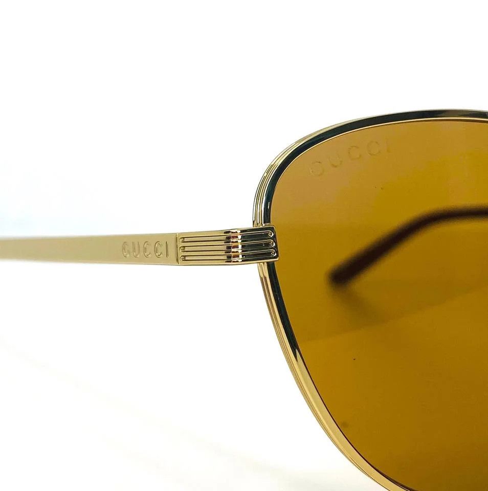 Gucci NEW GUCCI GG0803S-002-58 Gold Size ONE SIZE - 4 Thumbnail