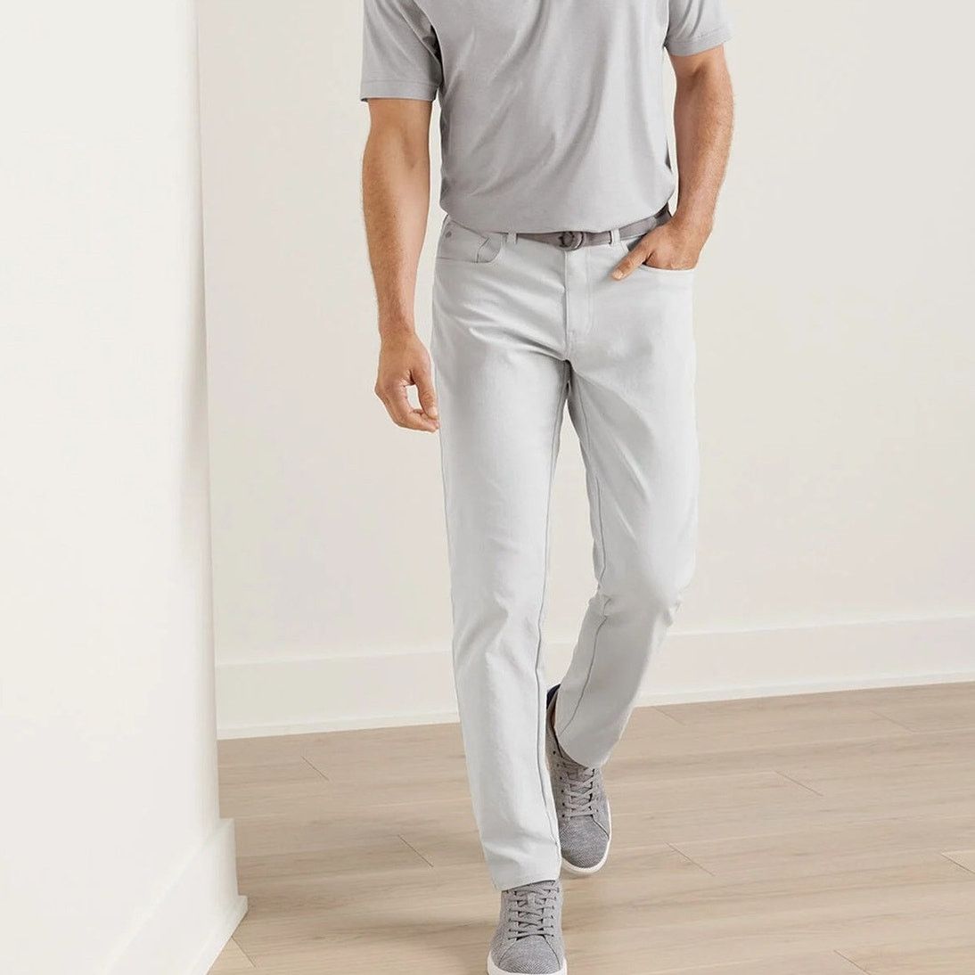 Peter Millar Peter Millar EB66 Performance Pants British Gray Mens 34x30 Size US 34 / EU 50 - 1 Thumbnail