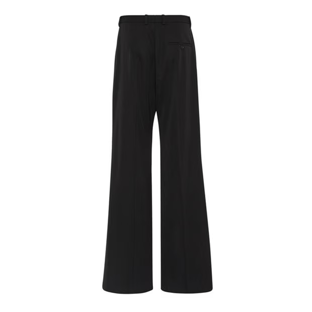 Balenciaga Regular Fit Wool Trousers Size US 28 / EU 44 - 2 Thumbnail