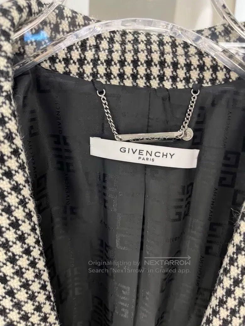 Givenchy Givenchy Black and White Checkered Coat Size XS / US 0-2 / IT 36-38 - 8 Thumbnail