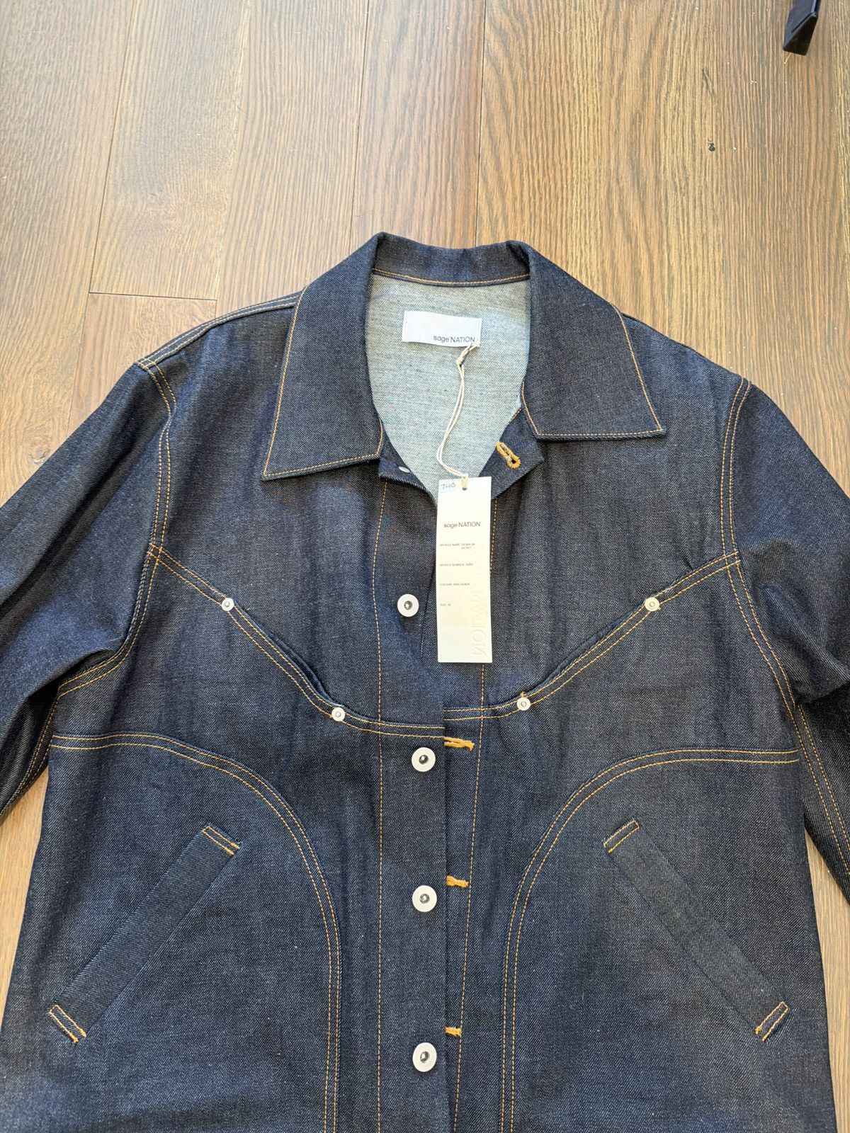 SAGE NATION Sage Nation Denim JIJI Jacket Size US M / EU 48-50 / 2 - 1 Thumbnail