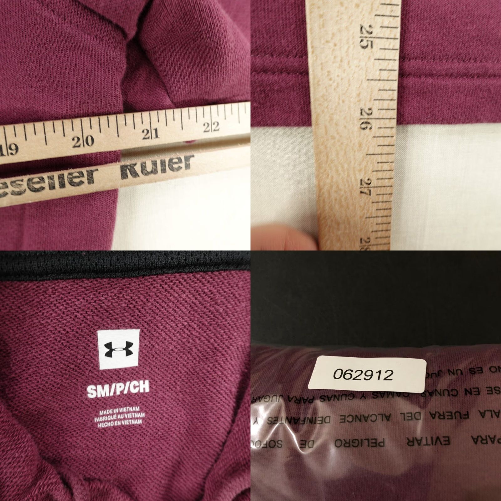 Under Armour Under Armour Hoodie Mens Small Red Project Rock Short Sleeve Bull Gym Size US S / EU 44-46 / 1 - 8 Thumbnail