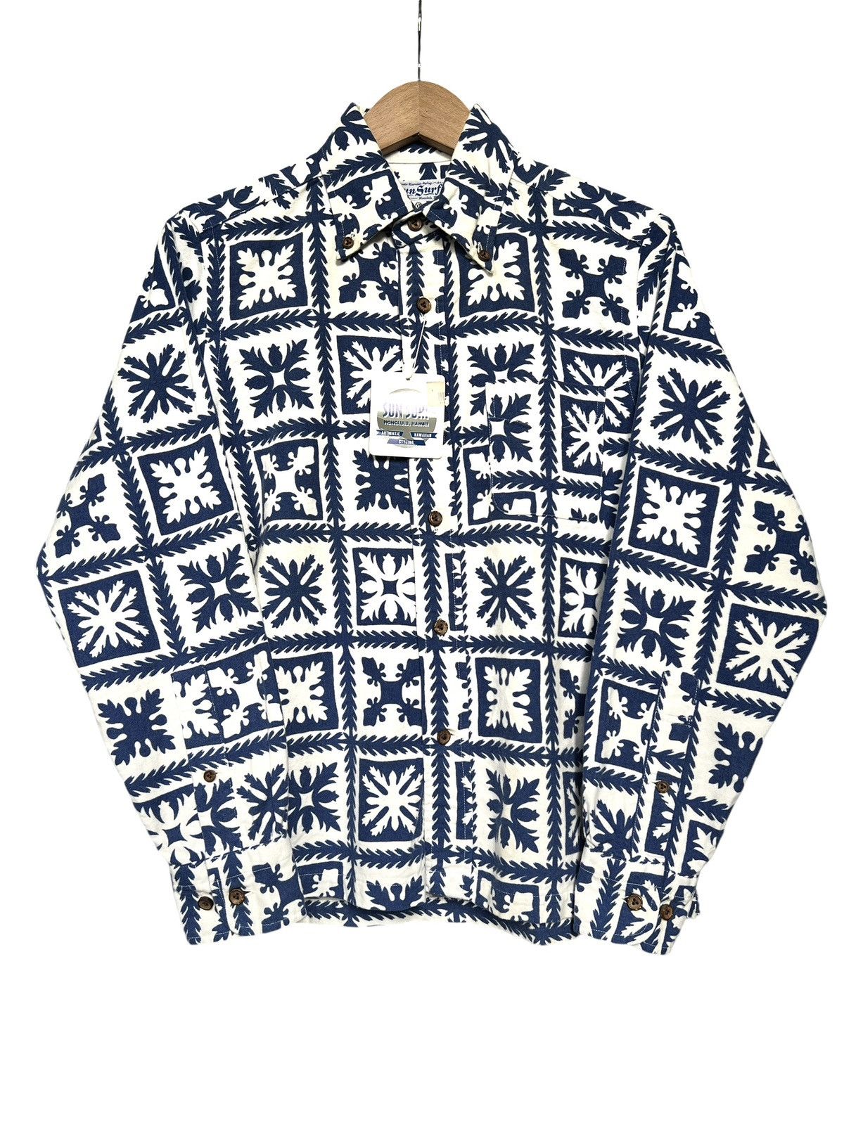 Sun Surf × Toyo Enterprises Vintage 90s Sun Surf Longsleeve Hawaiian Shirt Size US XS / EU 42 / 0 - 1 Thumbnail