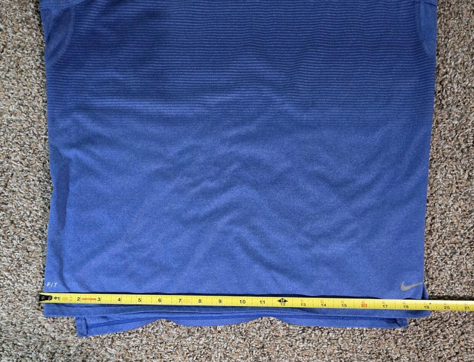 Nike Nike Dri-Fit NR.E72 Blue Tank Top Size M? Size M / US 6-8 / IT 42-44 - 8 Thumbnail