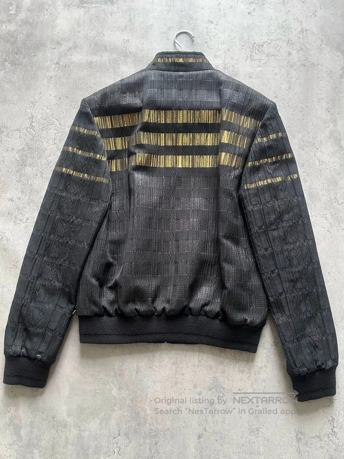 Saint Laurent Paris Saint Laurent Black Gold Baseball Jacket. Size US S / EU 44-46 / 1 - 5 Thumbnail