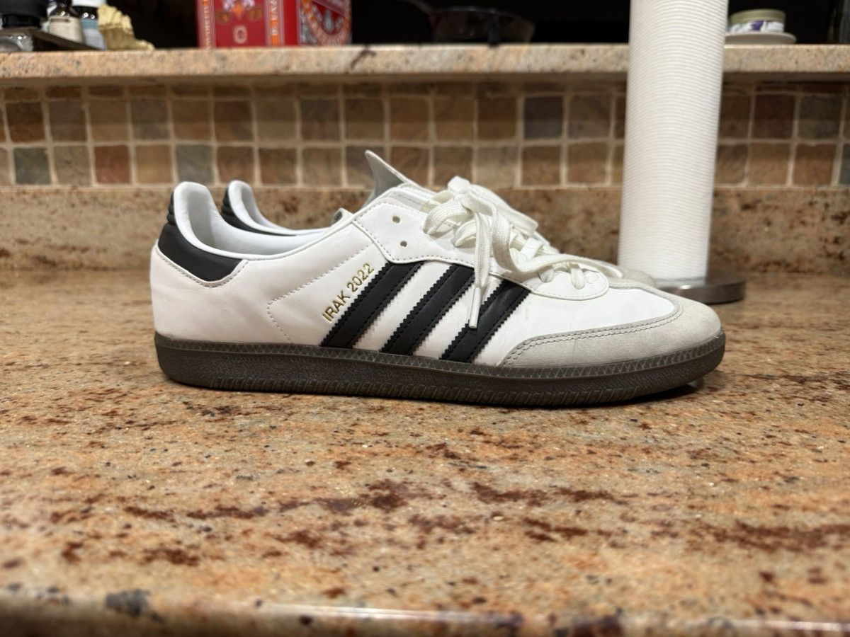 Adidas × IRAK IRAK x adidas Samba “White/Black” (2022 Release) Size US 11.5 / EU 44-45 - 7 Thumbnail