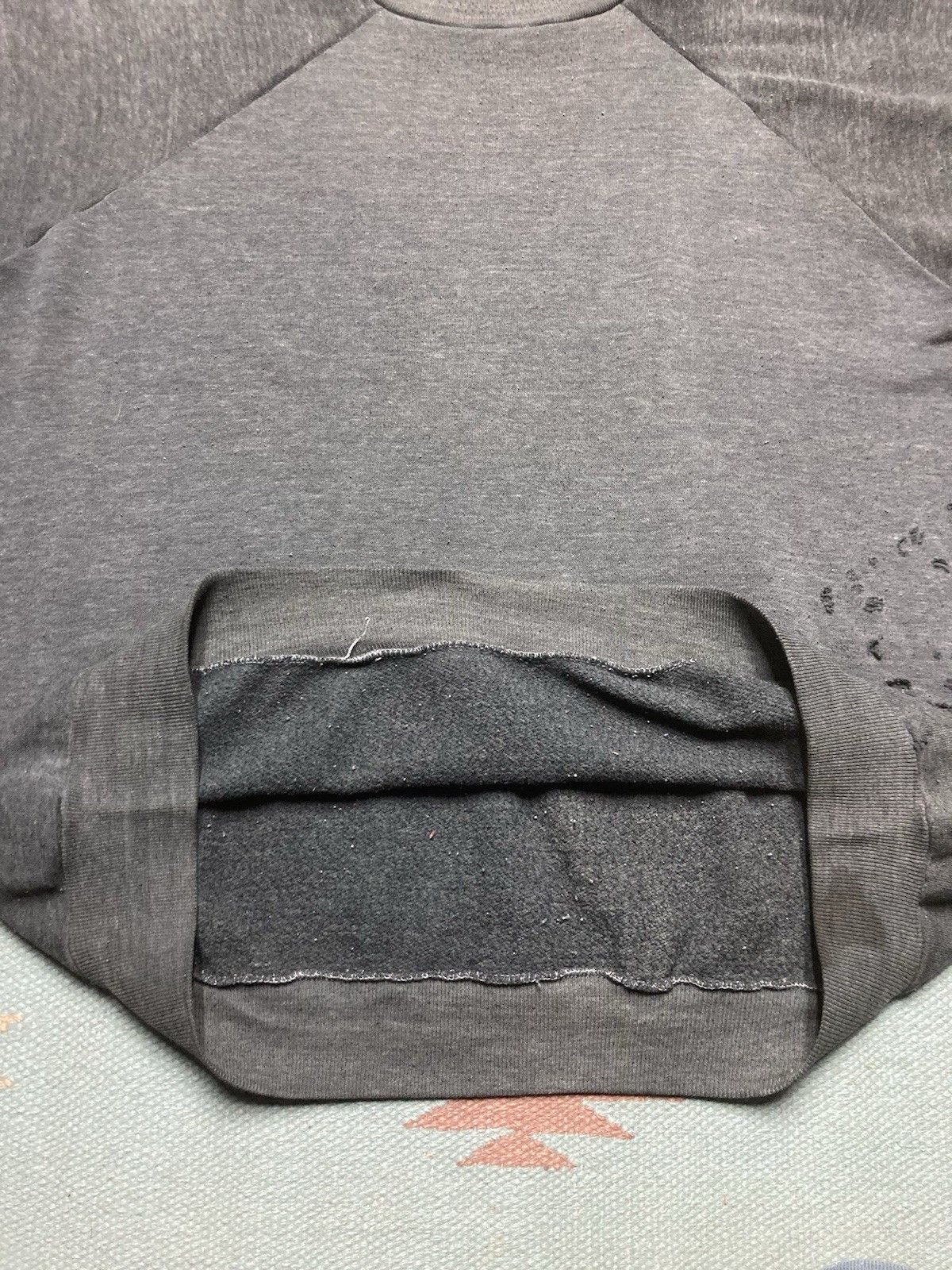 Vintage 80s sweatshirt faded black distressed grunge healthknit XXL Size US XXL / EU 58 / 5 - 8 Thumbnail