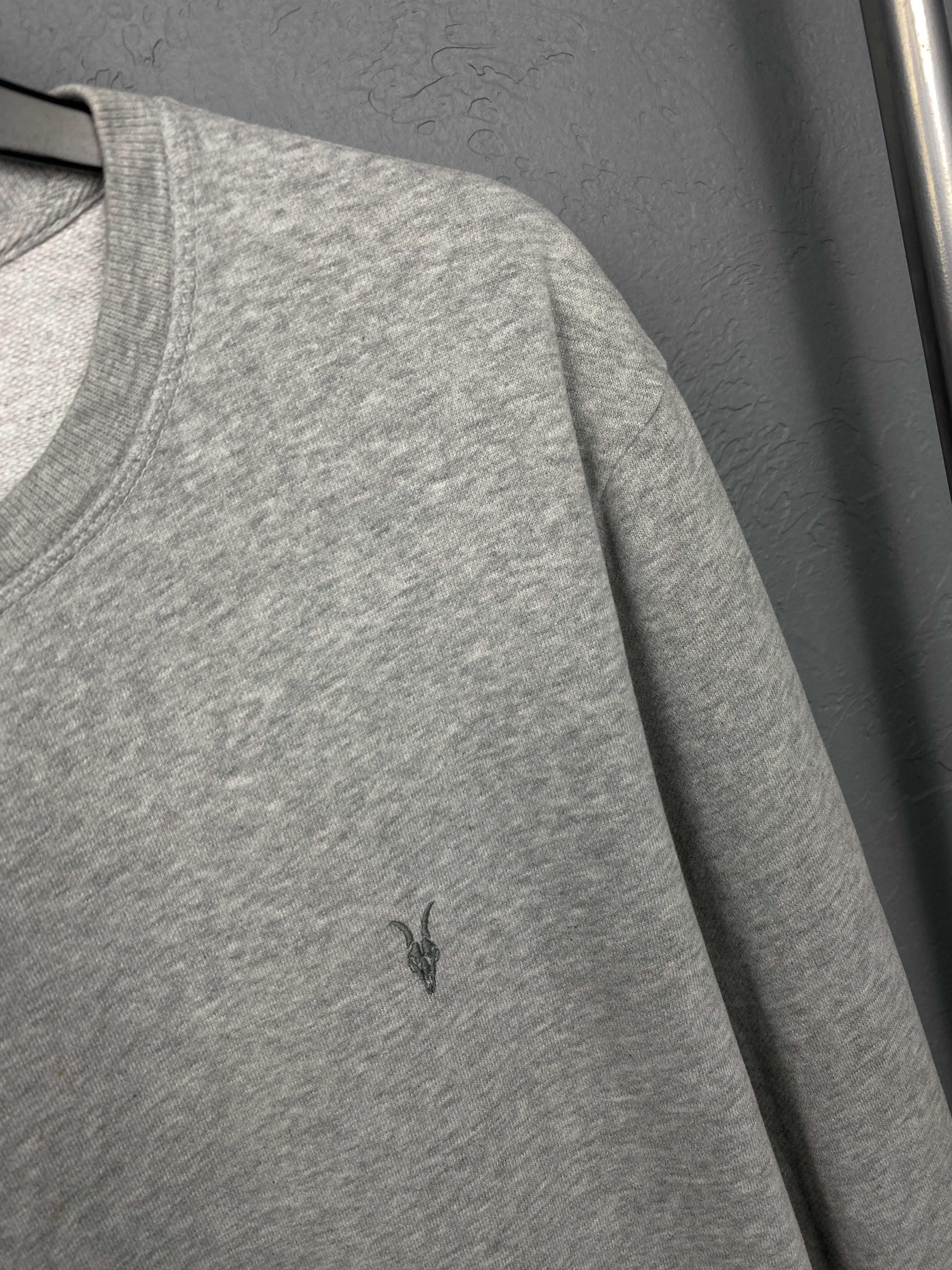 Allsaints Allsaints Vintage Mens Aven Crew Neck Sweatshirt Size US L / EU 52-54 / 3 - 3 Thumbnail