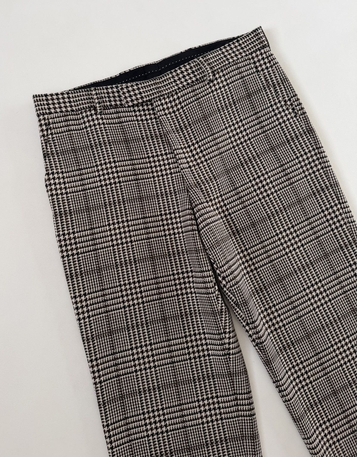 Dries Van Noten ‘Pinnet’ Prince Of Wales Check Wide Leg Pants Size US 36 / EU 52 - 5 Thumbnail