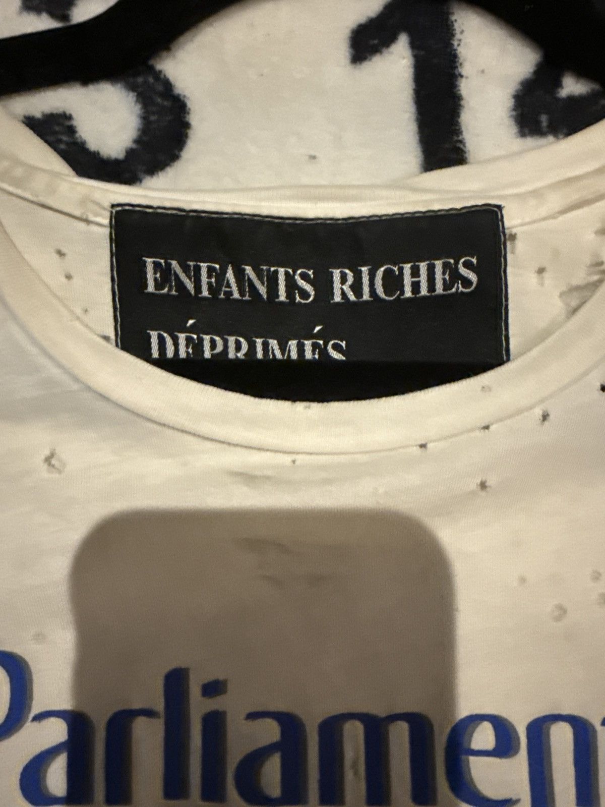 Enfants Riches Deprimes FW12 Enfants Riches Déprimés Parliament Distressed T-Shirt Size US S / EU 44-46 / 1 - 3 Thumbnail