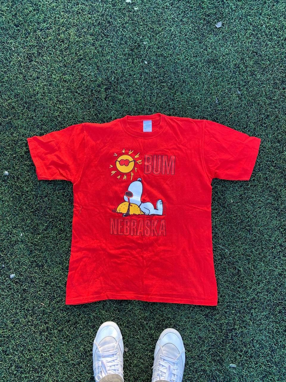 Cartoon Network × Vintage Vintage 90s Snoopy Peanuts Artex Single Stitch T-shirt Y2K Size US L / EU 52-54 / 3 - 1 Thumbnail
