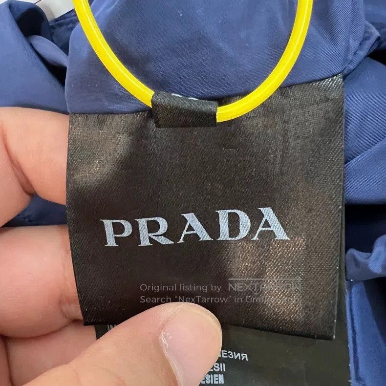 Prada Prada Blue Triangle Logo Jacket. Size US L / EU 52-54 / 3 - 9 Thumbnail