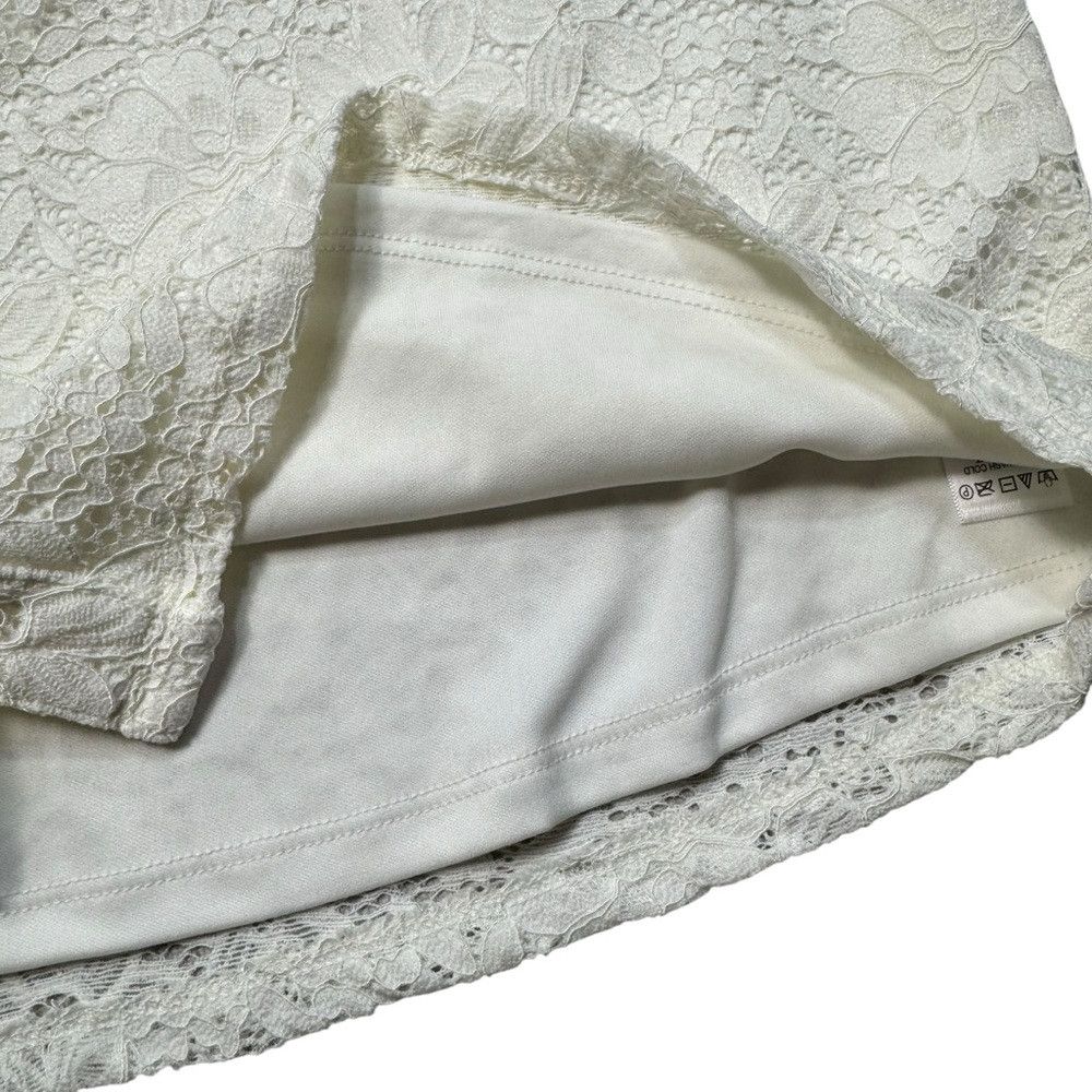 Adrianna Papell NWT New $79 Adrianna Papell Lace Sleeveless Collar Ivory Bl Size L / US 10 / IT 46 - 7 Thumbnail