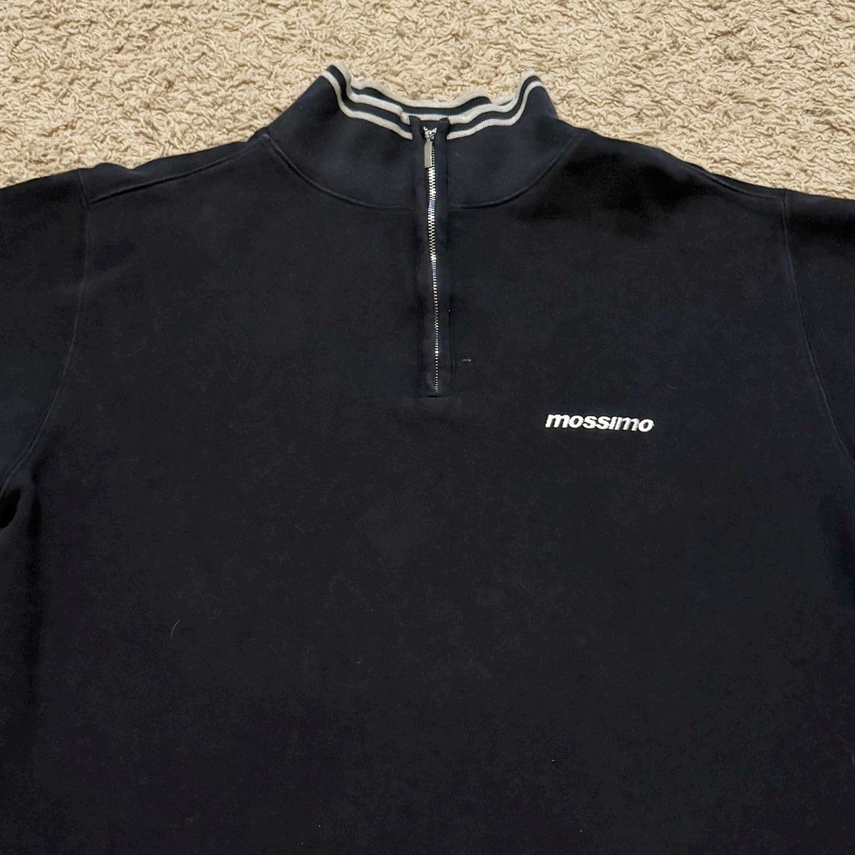 Mossimo VINTAGE MOSSIMO QUARTER ZIP SWEATSHIRT Size US L / EU 52-54 / 3 - 3 Thumbnail