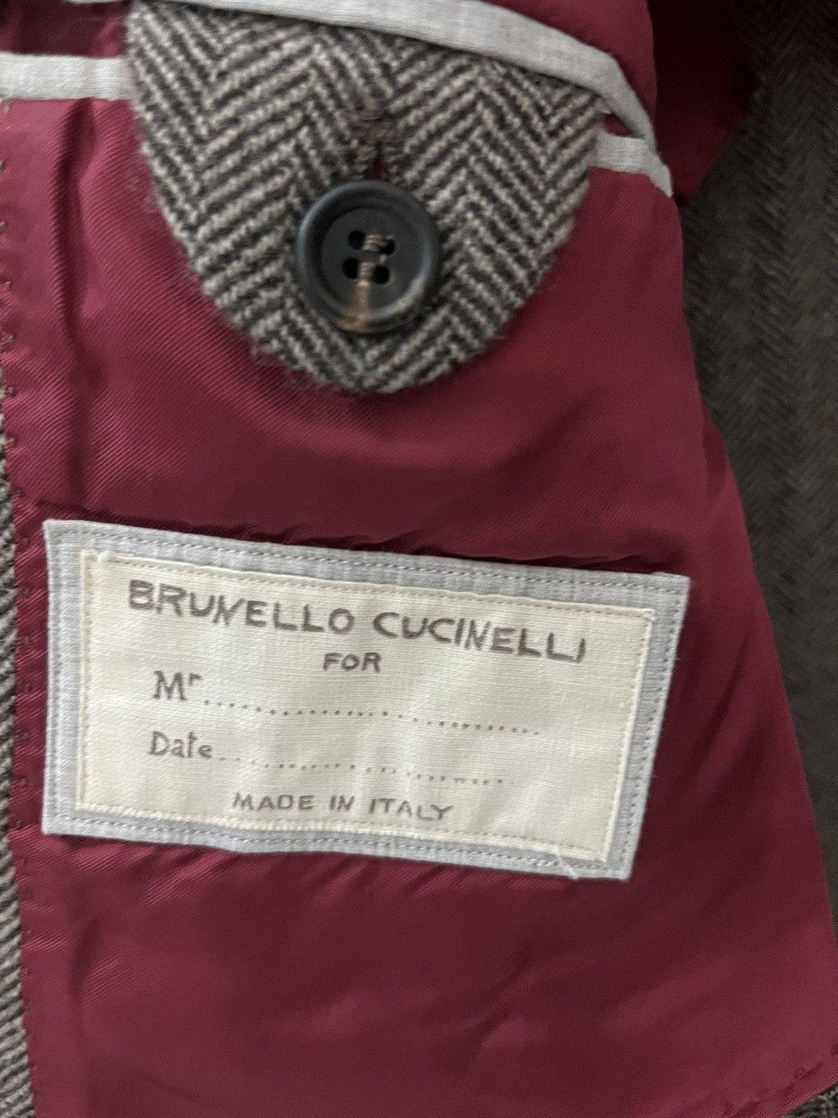Giacca In Lana E Cashmere Dí Brunello Cucinelli in Brown, Men's — image 4 of 6