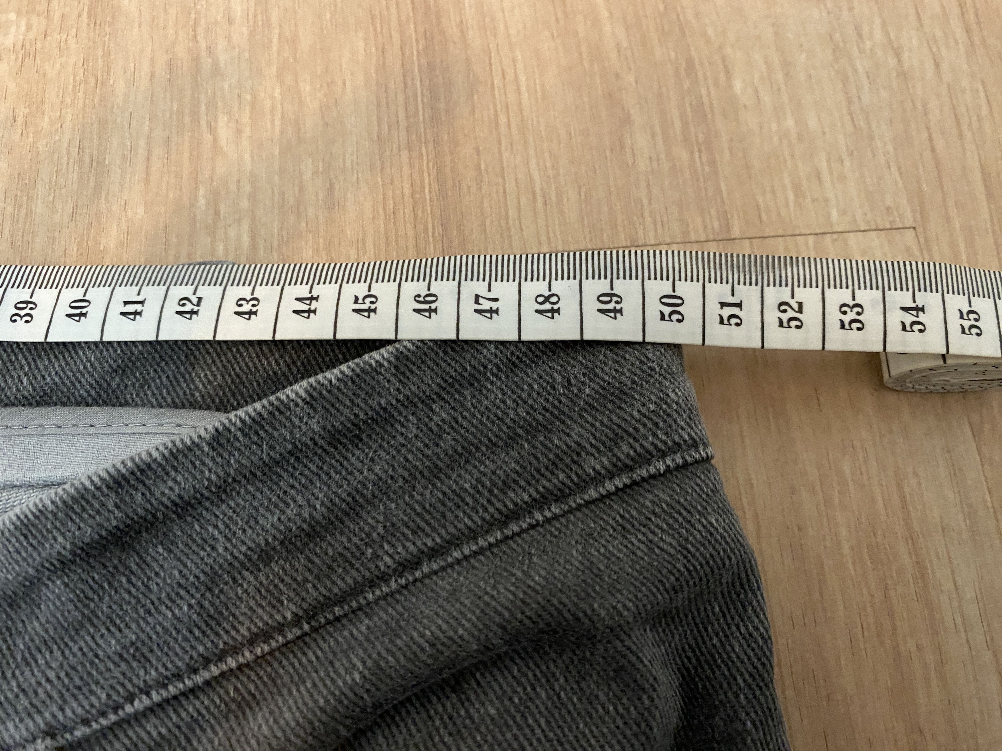 Lost & Found Ria Dunn Lost & Found Ria Dunn Rooms XL Gray Bias cut frayed denim Size US 38 / EU 54 - 12 Thumbnail