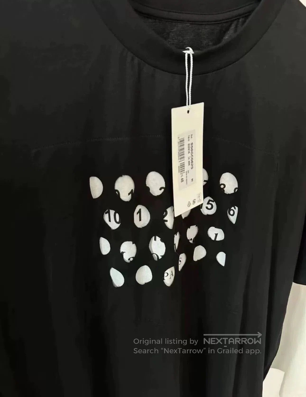 Maison Margiela Maison Margiela hollowed out number letters printed round n Size US M / EU 48-50 / 2 - 2 Thumbnail