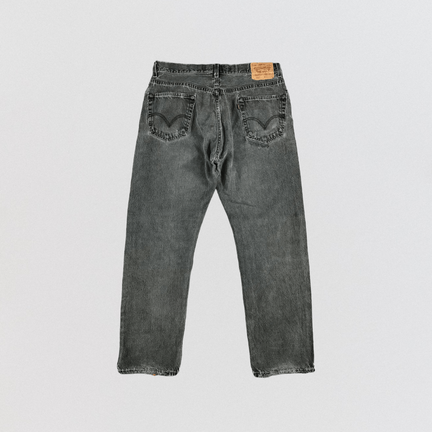 Levi's × Vintage Vintage Faded Black Levis 505 Jeans-JM2591 Size US 37 - 2 Thumbnail