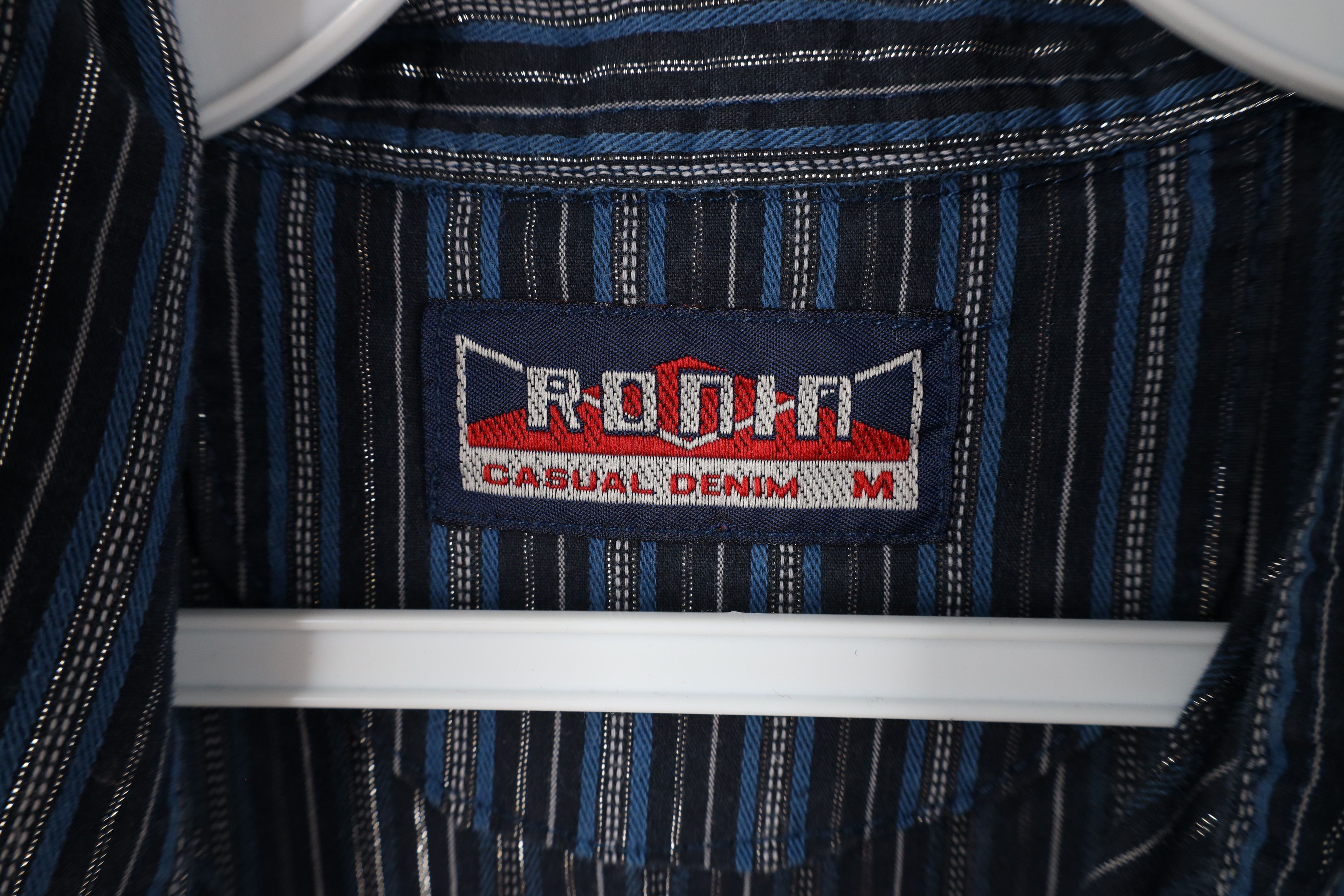 Vintage Vintage 90s Y2K Streetwear Striped MMA UFC Button Shirt Size US M / EU 48-50 / 2 - 9 Thumbnail