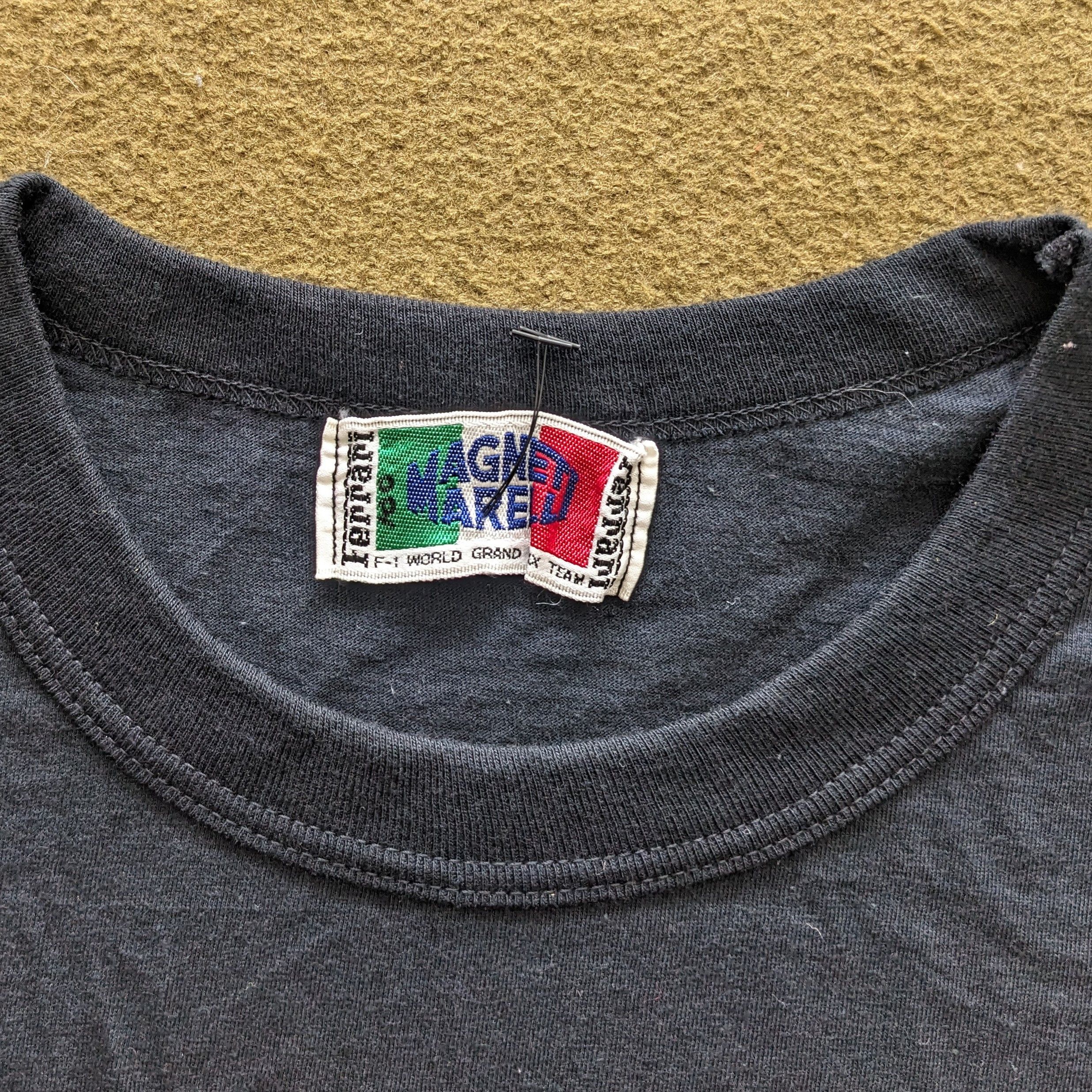 Ferrari Vintage 90's MAGNETI MARELLI FERRARI Luxury Car T-shirt Size US M / EU 48-50 / 2 - 5 Thumbnail