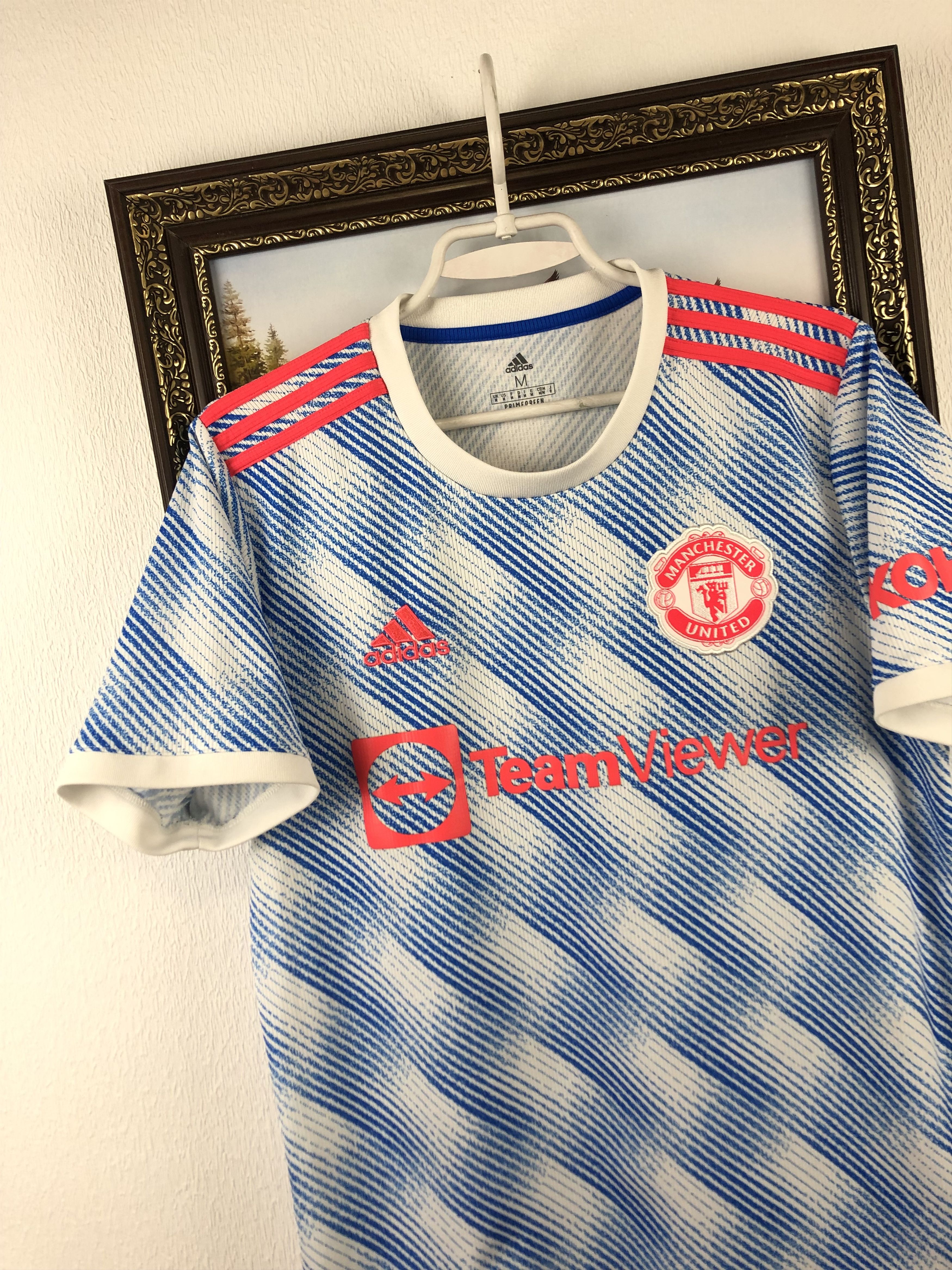 Adidas Manchester United football shirt 2021 Soccer Jersey Trikot Size US M / EU 48-50 / 2 - 3 Thumbnail