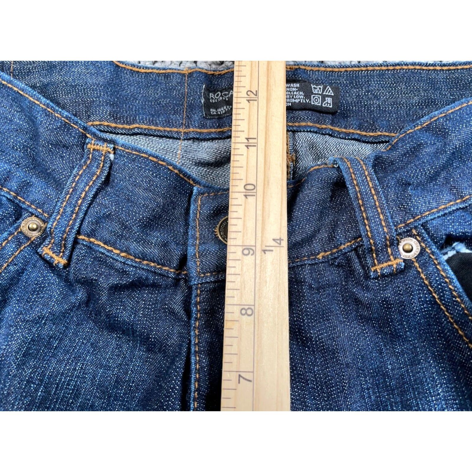 Rocawear VINTAGE Rocawear Straight Jeans Men 33 x 31 Dark Wash Hip Hop 90s Mens Jeans Regular Rise Mid Size US 33 - 6 Thumbnail