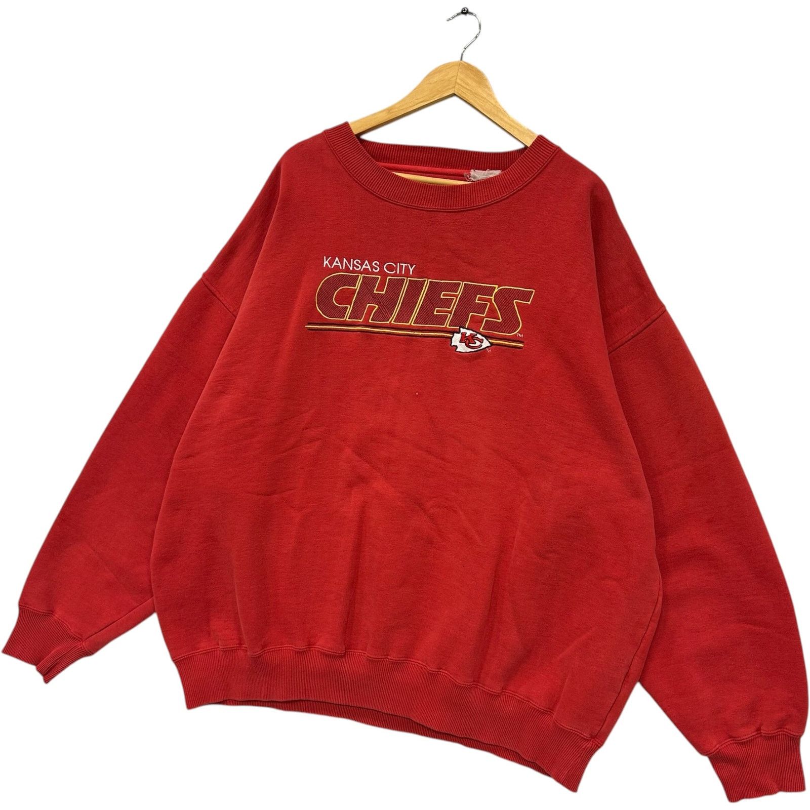 Majestic Vintage Majestic Kansas City Chiefs NFL Crewneck XXL Size US XXL / EU 58 / 5 - 3 Thumbnail