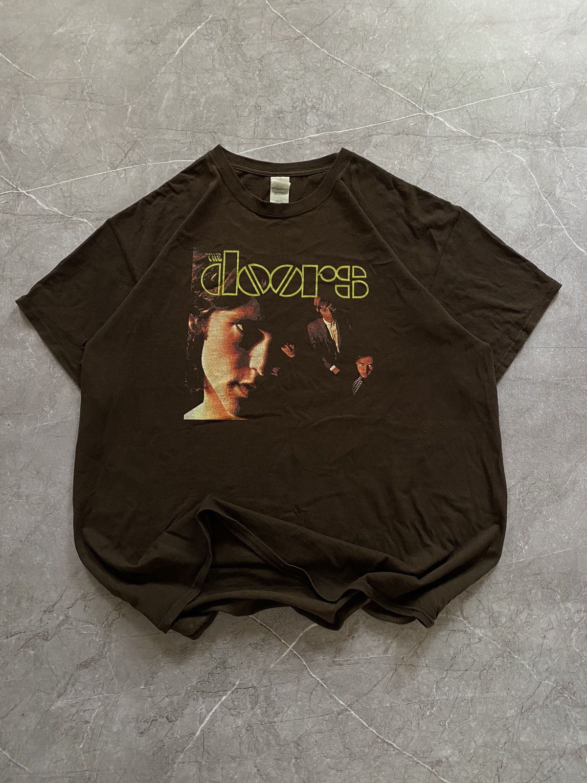 Band Tees × Vintage Vintage Y2K The Doors Band Rock T Shirt Jim Morrison Retro Size US XL / EU 56 / 4 - 2 Thumbnail