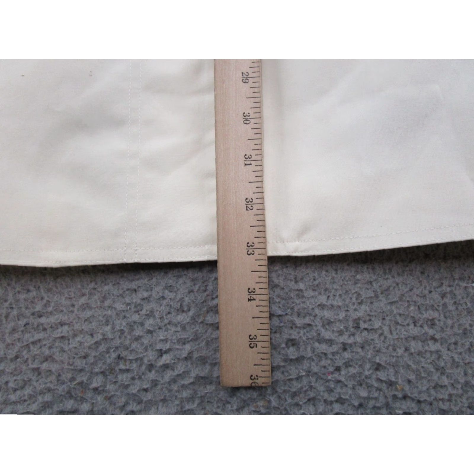 Coach Coach Jacket Women XS Ivory Leather Blend Zip Collared Long Sleeve Trench Coat Casual Vintage: No? Size XS / US 0-2 / IT 36-38 - 7 Thumbnail