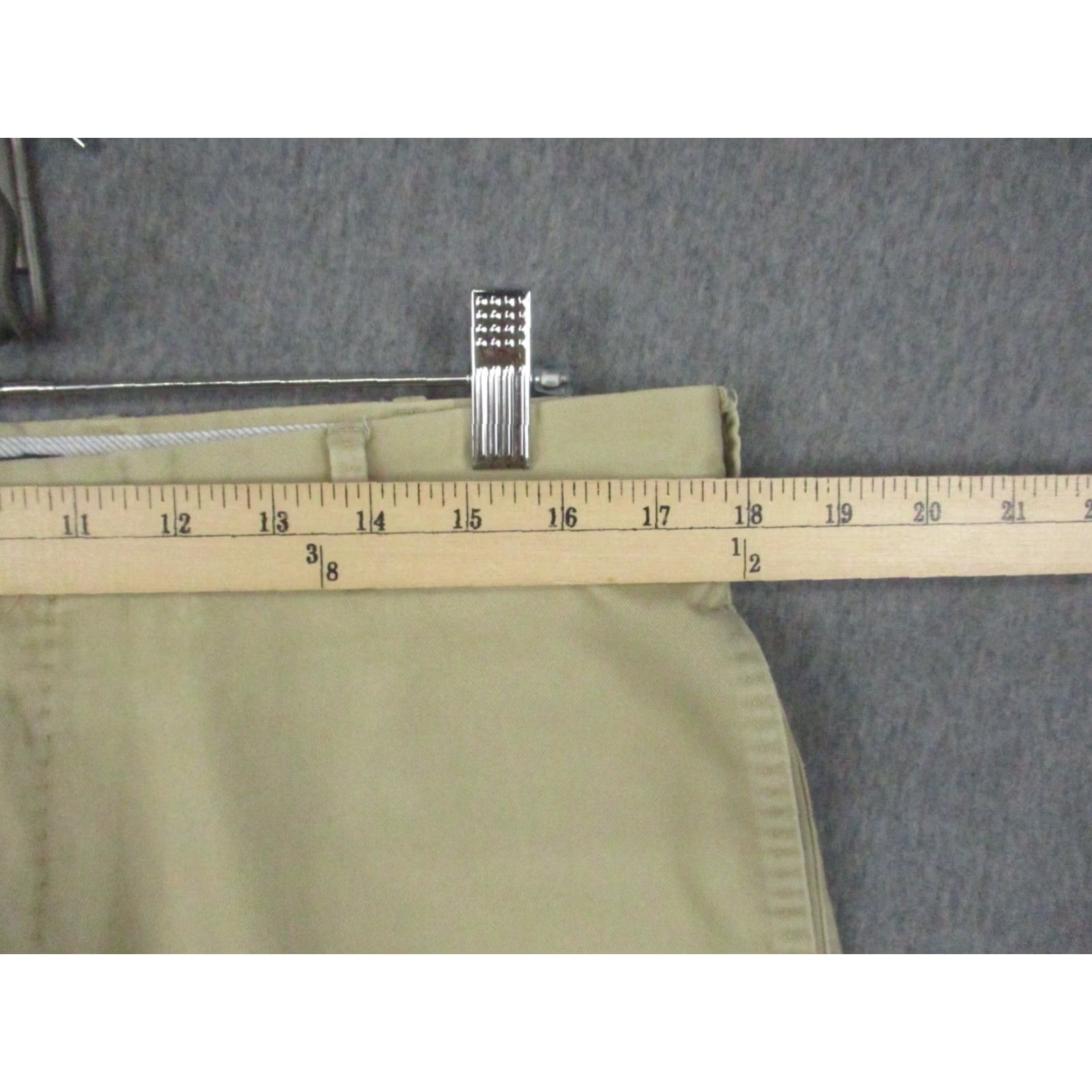 Peter Millar Peter Millar Crown Pants Chino 36x31 Beige Be​ige Raleigh Washed Logo Men Regular Straight Pants Size US 36 / EU 52 - 3 Thumbnail