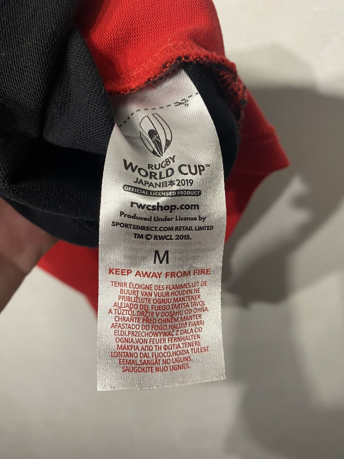 Rap Tees England polo rugby shirt japan 2019 cup y2k chief keef Size US M / EU 48-50 / 2 - 5 Thumbnail