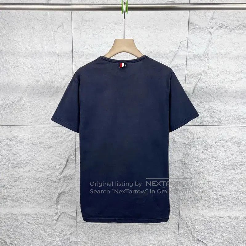Thom Browne Thom Browne Navy Cotton Women's T-Shirt . Size XXS / US 00 / IT 34 - 2 Thumbnail