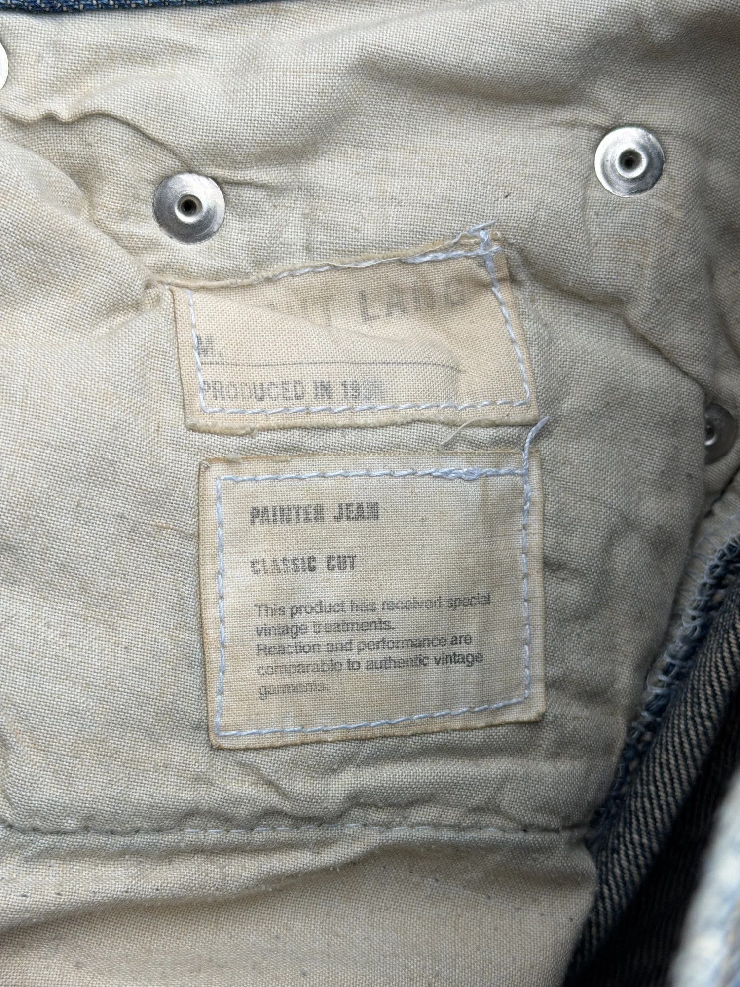 Helmut Lang Helmut Lang 1998 Painter Jeans Size US 31 - 8 Thumbnail