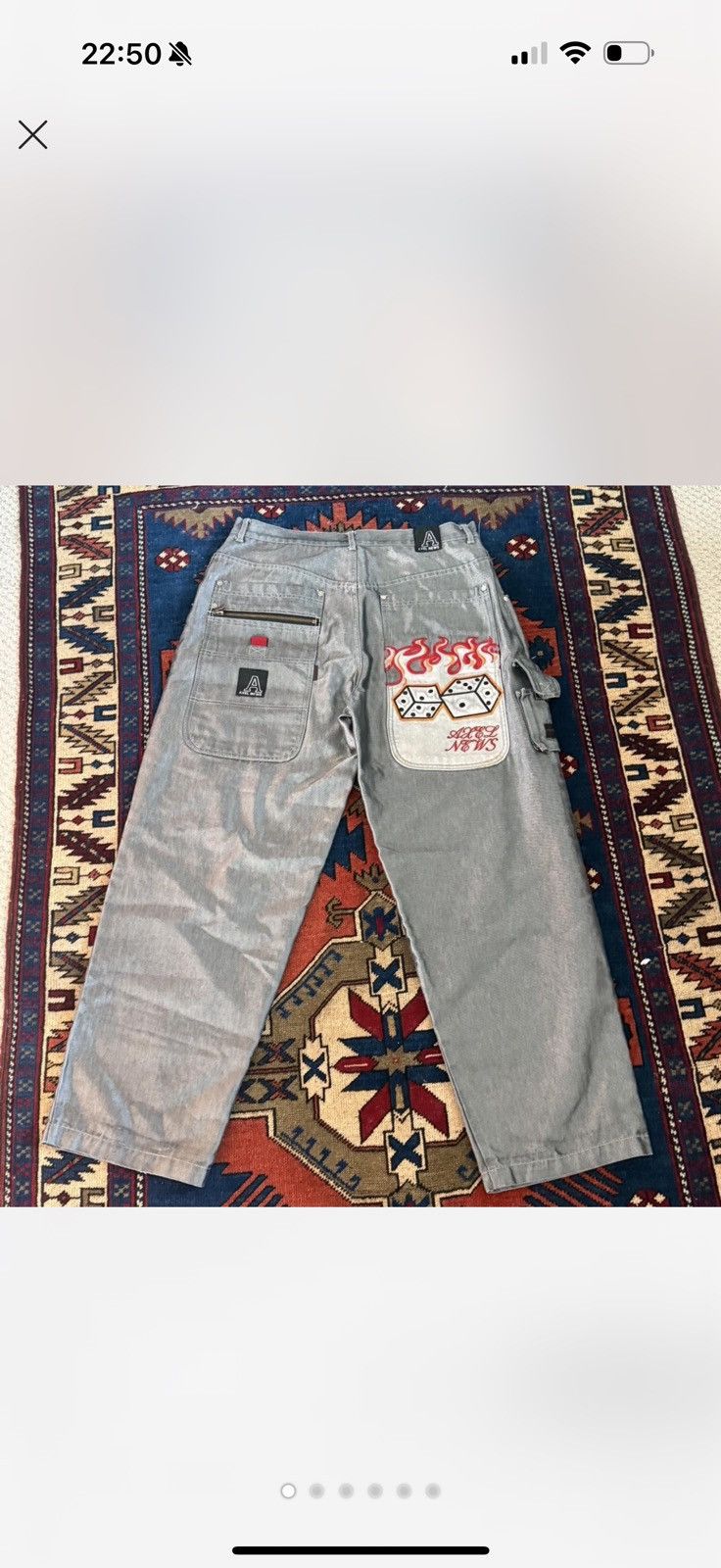 Axel News vintage cargo jeans