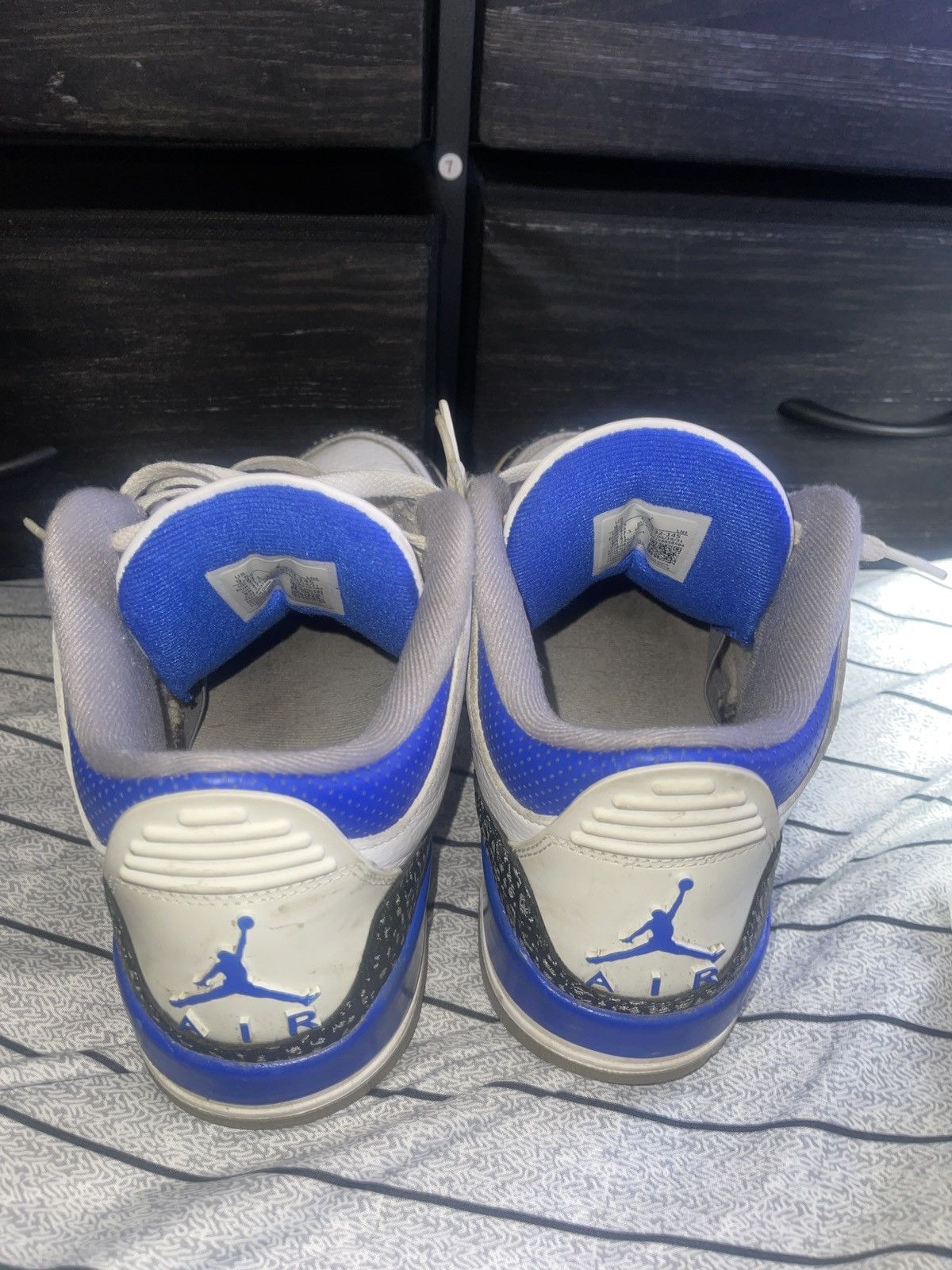 Jordan Brand Jordan 3 Retro “ Racer Blue” Size US 9.5 / EU 42-43 - 2 Thumbnail