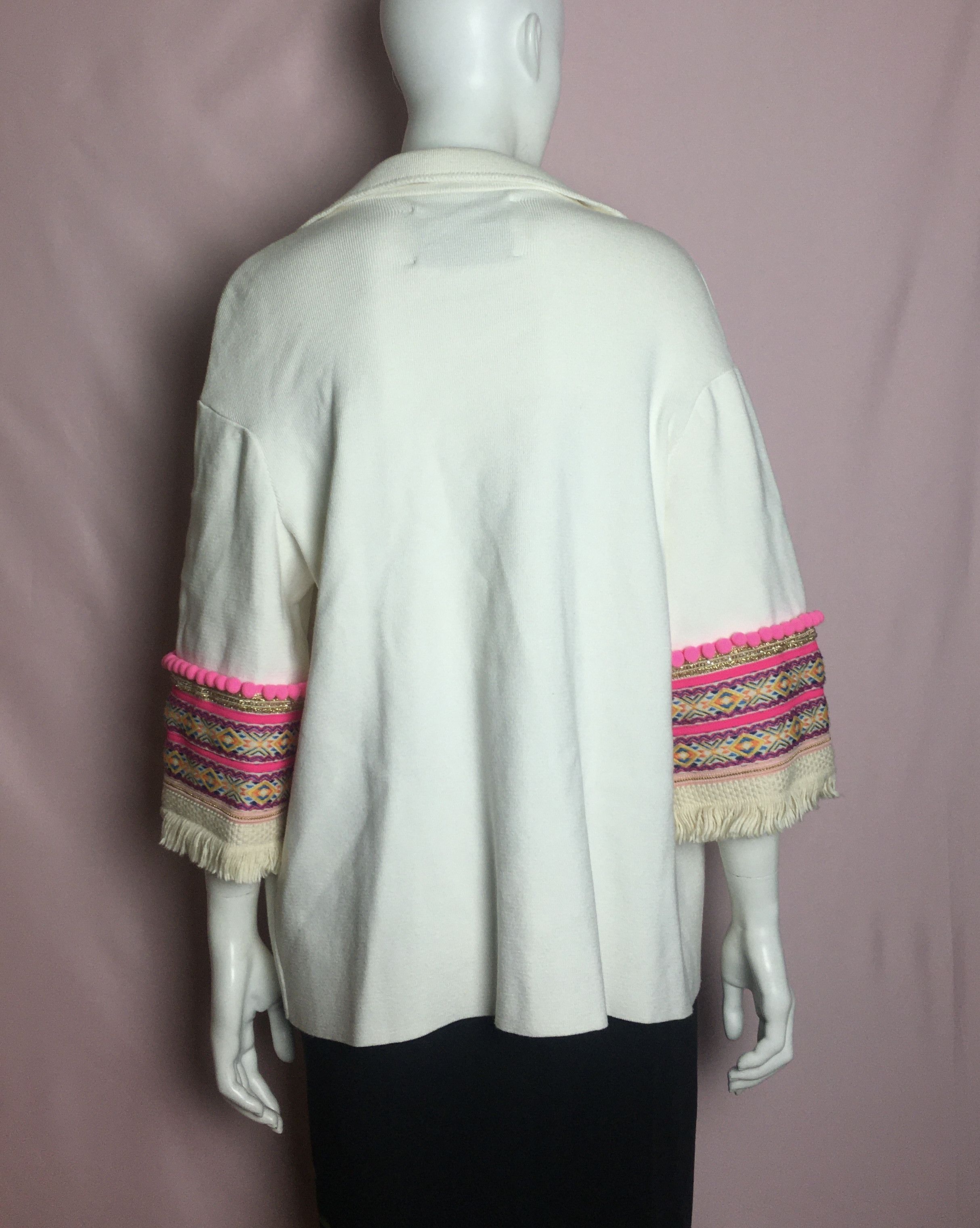 Other Giada Benincasa Boho Style Open Cardigan Size M Size M / US 6-8 / IT 42-44 - 3 Thumbnail